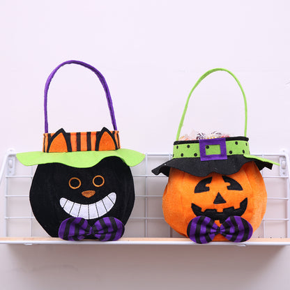 New Halloween Decorations Hooded Round Handbag