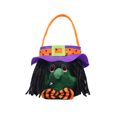 New Halloween Decorations Hooded Round Handbag